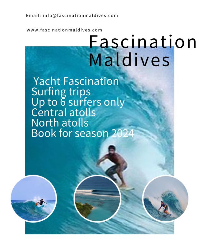 ‼️Special Black Friday‼️ 

‼️Special offer 1 person goes free and 1 night free stay ‼️ 
all bookings for 6 pax and 7 nights trips
‼️pay only 5 pax for 8 nights stay ‼️

🔥 offer ends on 29 November last booking date 🔥 for trips in 2024 surf season 

‼️Don’t miss it ‼️

Surf 🏄🏼‍♂️ trip in the Maldives 🇲🇻 
Great swell !!
Amazing surf breaks 
Uncrowded waves 🌊 
Amazing color of the sea 🌊 !! Maldives 🇲🇻 beauty 

Pass us a mail for more info ℹ️ on our selections of trips we offer !!
info@fascinationmaldives.com 
📞WhatsApp +330609870931

www.fascinationmaldives.com 

#surftrip #surftrips #surfinglife #surfing #surfingphotography #surfcharter #surfcharters #maldivessurfcharters #maldivesurftrip #maldivessurf #maldives🇲🇻 #blackfridaysale #blackfriday #blackfridaydeals #blackfridaysurfdeal