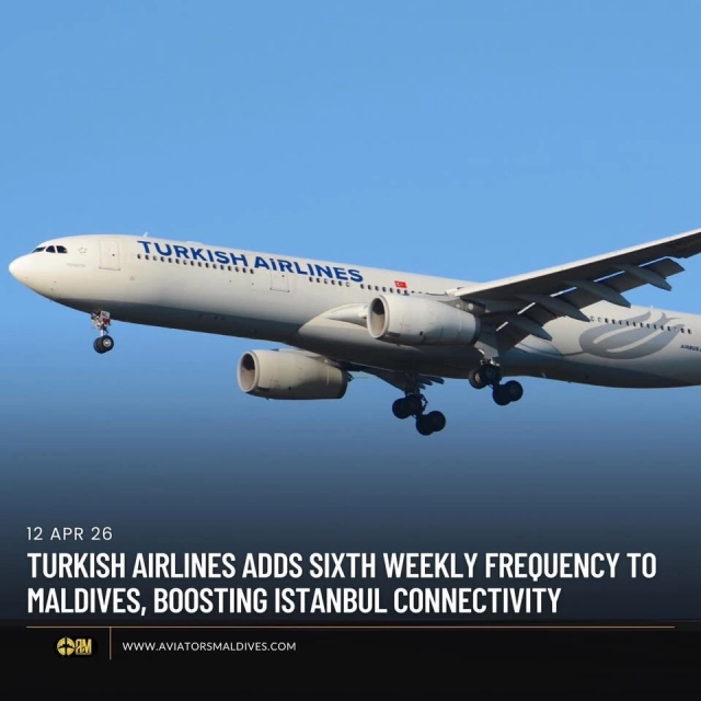 Turkish Airlines Adds Sixth Weekly Frequency to Maldives, Boosting Istanbul Connectivity.

Aviators Maldives

Fly safely to Maldives for your holidays on yacht Fascination 
Email us for more information 
ℹ️ info@fascinationmaldives.com

www.fascinationmaldives.com 

#maldivesholiday #maldives #holidaymakers #yachtcharter #travelagain✈️